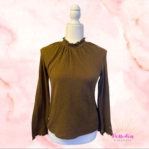Olive green blouse